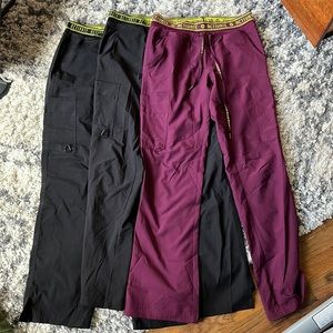 SET of three Med Couture Scrub pants